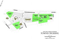 Towne Crossing site development plan map.